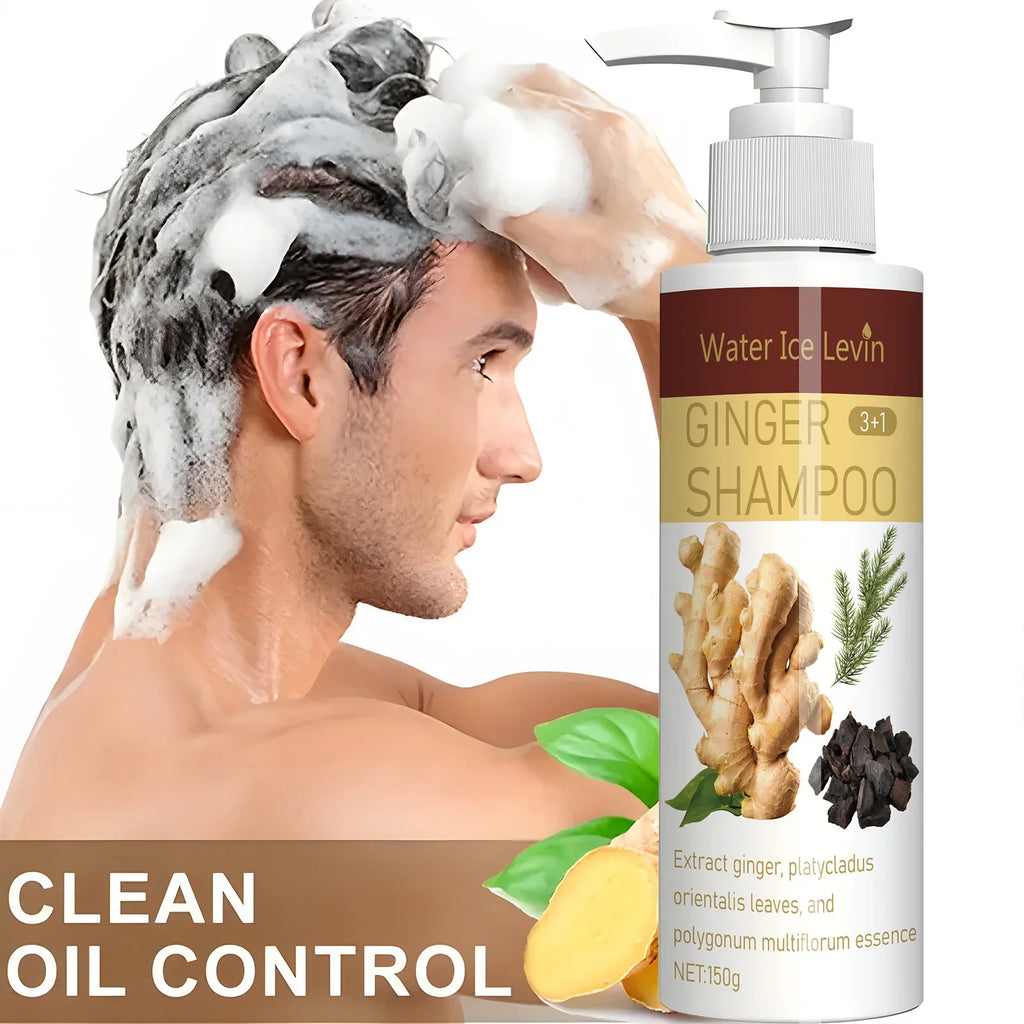 Ginger Regrowth Shampoo for Hair Loss and Dandruff