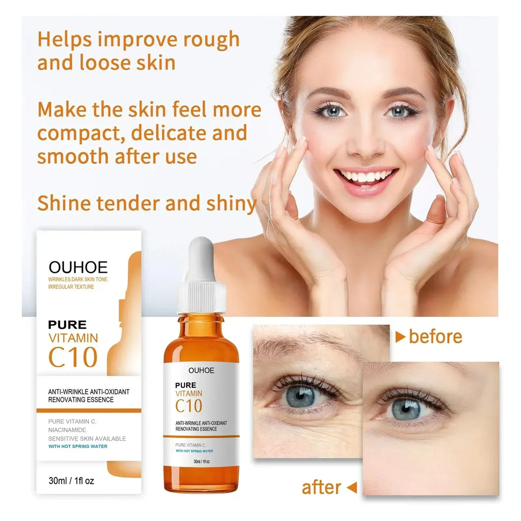 NNEOBA Wrinkle Remover Face Serum - Lifting, Firming, Anti-Aging Essence with Vitamin C