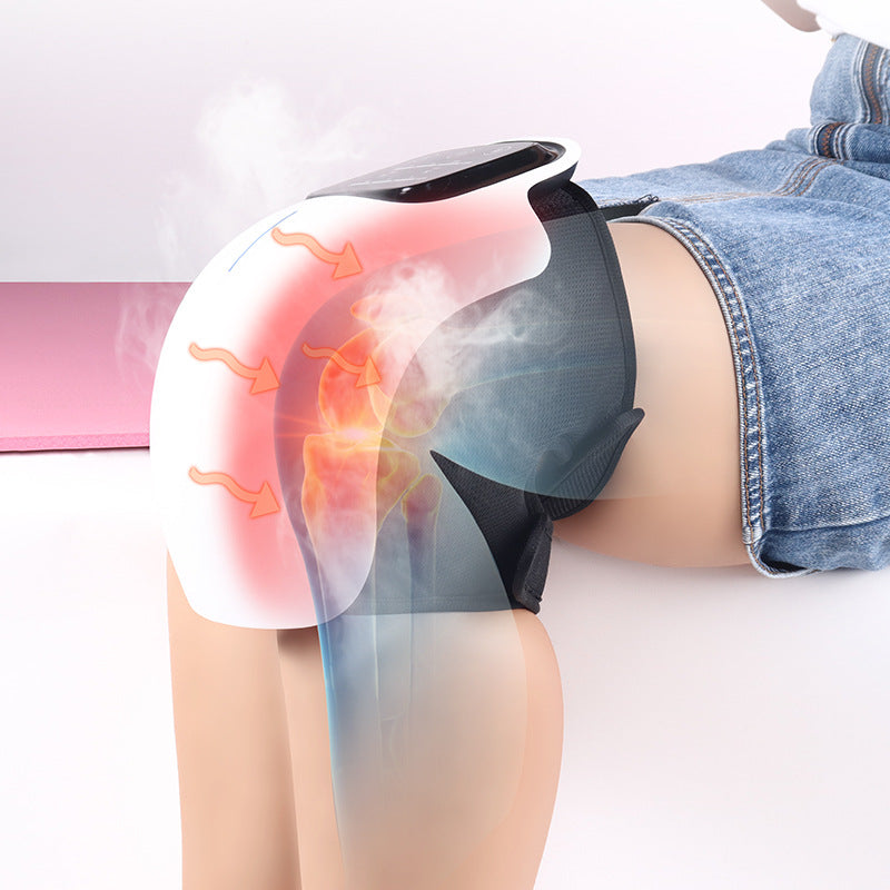 NNEDSZ Smart Wireless Knee Massager with Heat Therapy and Vibration