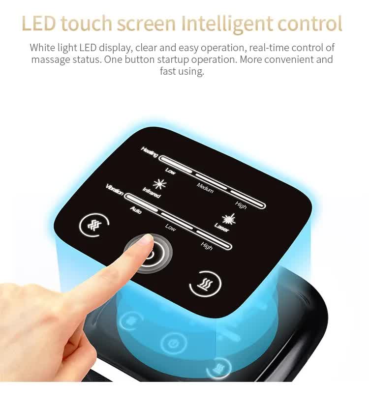 NNEDSZ Smart Wireless Knee Massager with Heat Therapy and Vibration