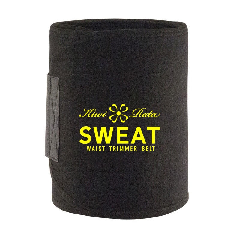 Waist Trimmer Sweat Belt Weight Loss Waist Trainer Slimming Belt for Men and Women Fat Burner Low Back Support Mens Shaper