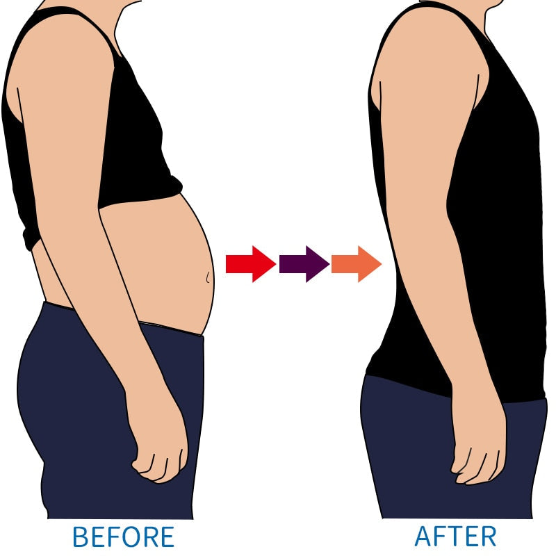 Mens Waist Trainer Abdomen Slimming Body Shaper Belly Shapers Modeling Belt Weight Loss Shapewear Sweat Girdle Slim Trimmer Belt