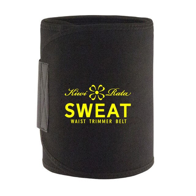 Waist Trimmer Sweat Belt Weight Loss Waist Trainer Slimming Belt for Men and Women Fat Burner Low Back Support Mens Shaper
