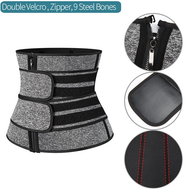 Men Waist Trainer Abdomen Slimming Body Shaper Belly Shapers Weight Loss Shapewear Tummy Slim Modeling Belt Girdle Sweat Trimmer
