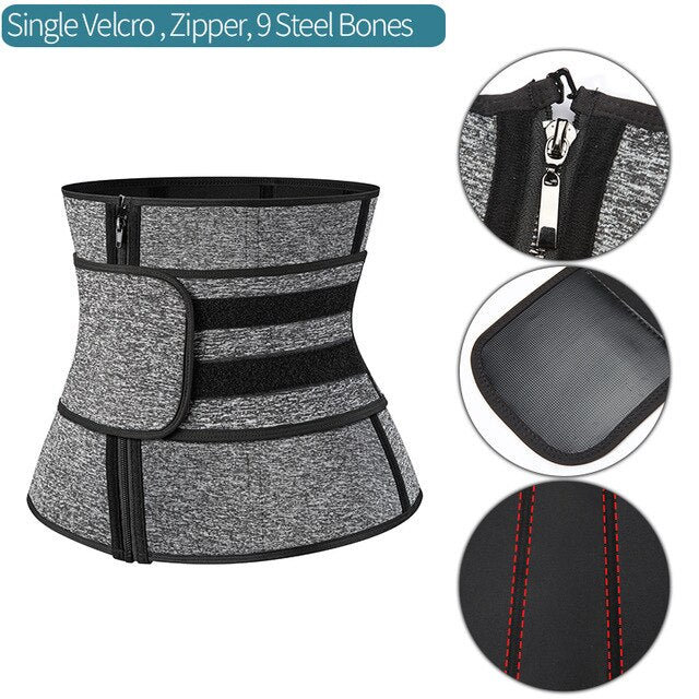 Men Waist Trainer Abdomen Slimming Body Shaper Belly Shapers Weight Loss Shapewear Tummy Slim Modeling Belt Girdle Sweat Trimmer