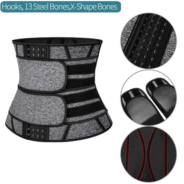 Men Waist Trainer Abdomen Slimming Body Shaper Belly Shapers Weight Loss Shapewear Tummy Slim Modeling Belt Girdle Sweat Trimmer